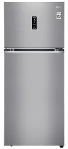 LG Double Door Refrigerator 380 Litres 2 Star Inverter GL-S412SPZY Shiny Steel
