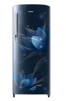 Samsung Single Door Refrigerator 183 Litres 2 Star Inverter RR20C2712U8 Blooming Saffron Blue
