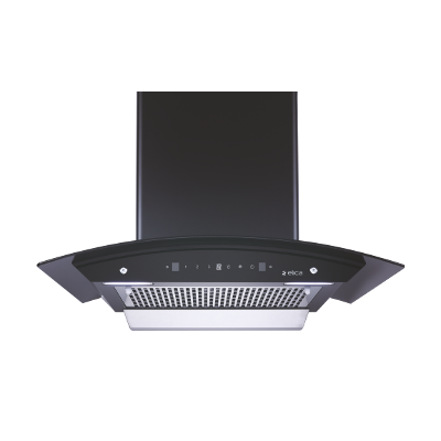 Elica Wall Mounted Chimney 60cm 1200m³/hr WDFL 606 HAC LTW MS NERO Black
