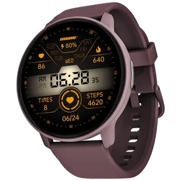 Boat Smart Watch 32.5 mm (1.28 Inches) Lunar Call Reddish Grey