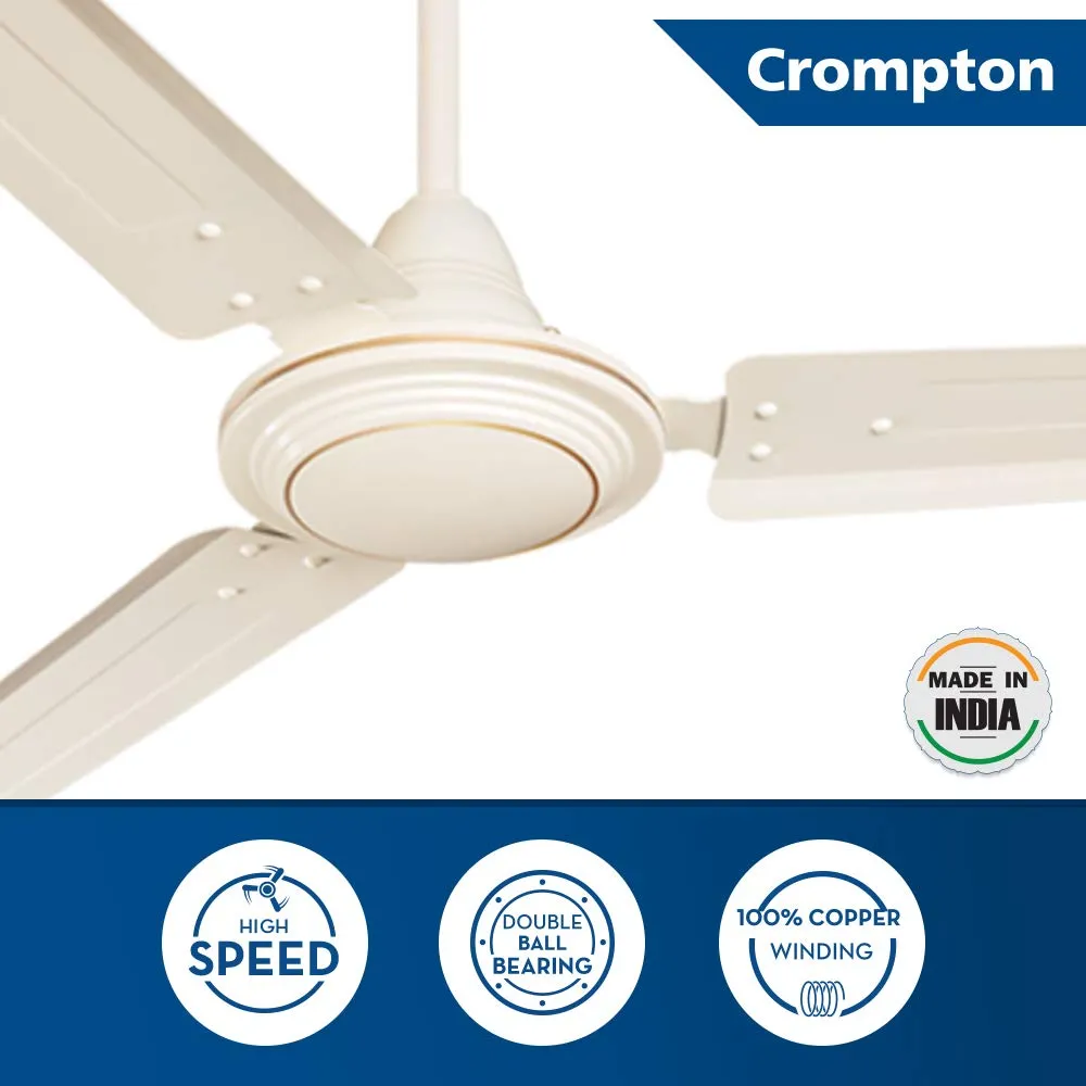 Crompton Celling Fan 1200mm 1 Star High Speed Hill Briz Ivory