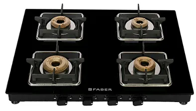 Faber Gas Stove 77cm 4 Burner Remo 4BB BK