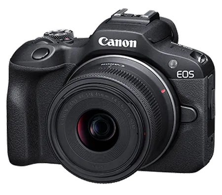 Canon Mirrorless Camera RF-S18-45mm IS STM Kit EOS R100 Black