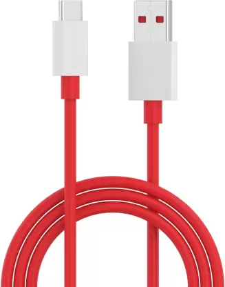 Portronics Data Cable 65W USB to Type C Konnect Dash Pro POR 1821 Red