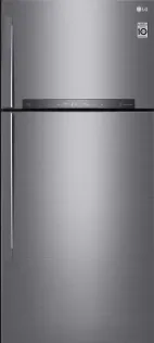 LG Double Door Refrigerator 506 Litres 1 Star Inverter GN-H702HLHM Shiny Steel