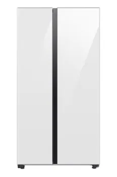 Samsung Side By Side Refrigerator 653 Litres 3 Star Inverter RS76CB811312HL Clean White