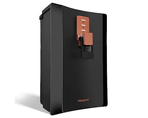 Eureka Forbes Water Purifier UV 5 Litre Aquaguard Superio UV+UF+SS Tank ,Air Tight Black & Metalic cooper