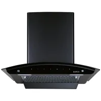Elica Wall Mounted Chimney 90cm 1200m³/hr FL 900 SLIM HAC MS NERO Auto Clean Black