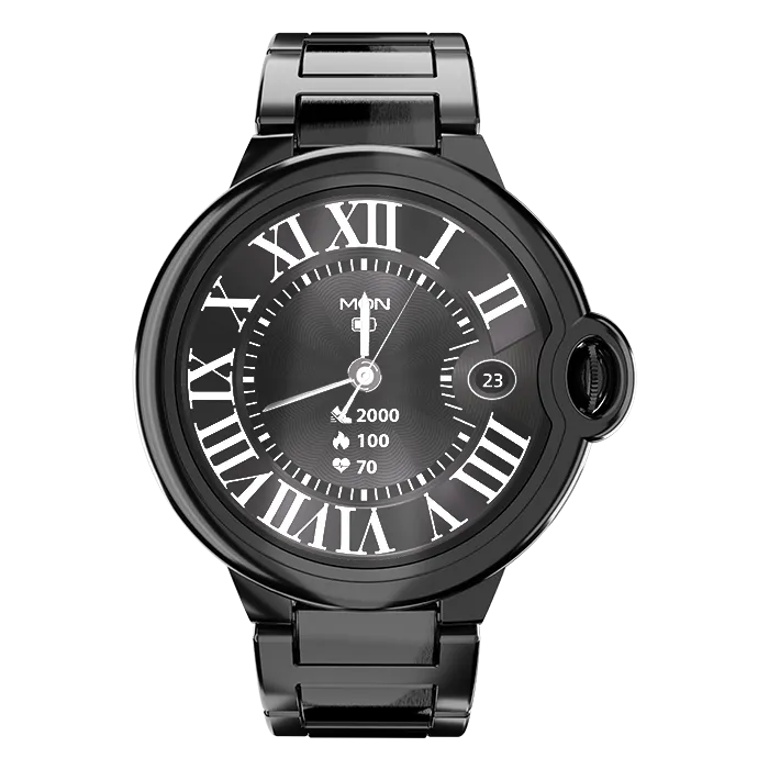Fire Boltt Smart Watch 33MM(1.3 Inches) BSW151 Topaz Black SS