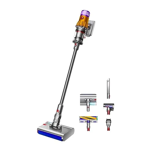 Dyson Vacuum Cleaner V12S Detect Slim wet and dry vacuum cleaner 448793-01 Yellow/Nickel