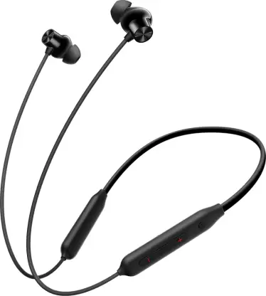 OnePlus Neckband Bullets Wireless BWZ 2 ANC E306A Booming Black