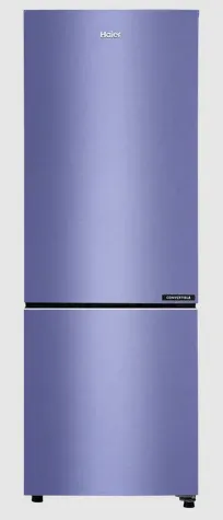 Haier Bottom Freezer Refrigerator 237 Litres 2 Star Inverter HRB-2872BSI-P Storm Inox