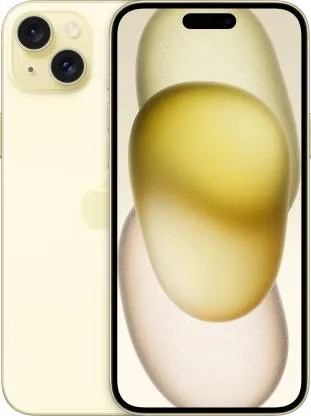 Apple iPhone Mobile 15 Plus (128GB ROM) MU123HN/A Yellow