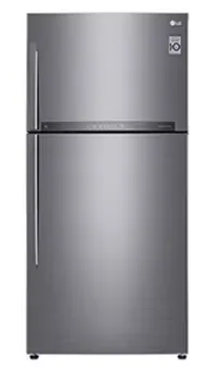 LG Double Door Refrigerator 592 Litres 1 Star Inverter GR-H812HLHM Platinum Silver