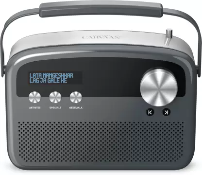 Saregama Bluetooth Speaker Carvaan Lite Grey