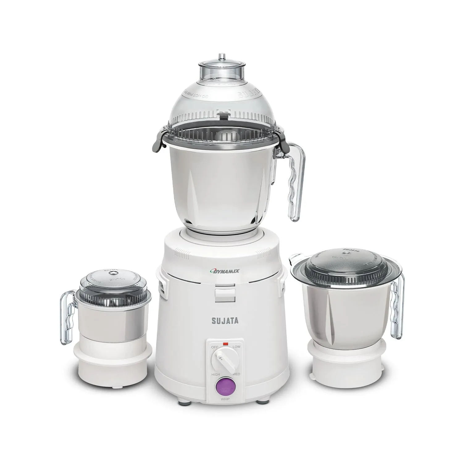 Sujata Mixer Grinder 900 Watt 3 Jar Dynamix white
