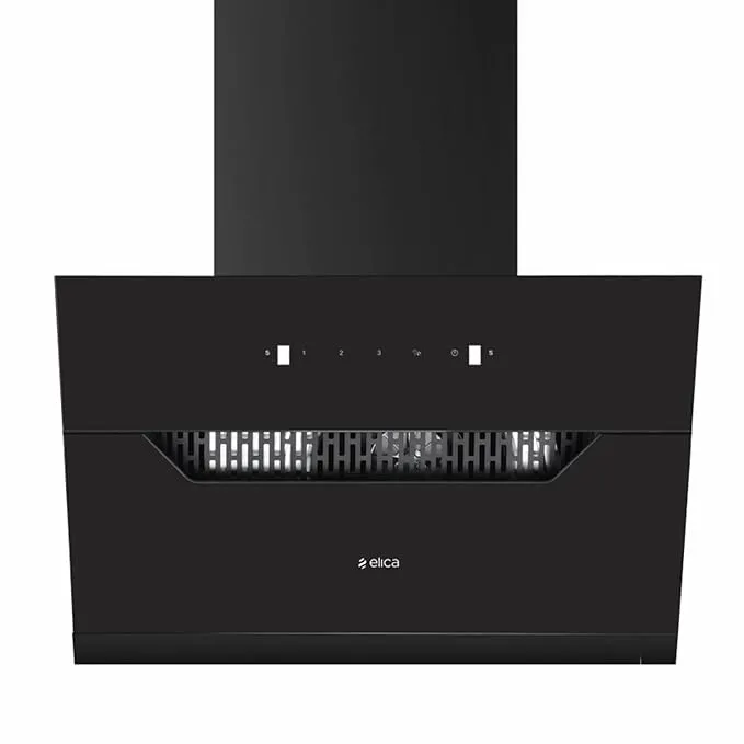 Elica Wall Mounted Chimney 90 cm 1350 m³/hr EFL 207 HAC LTW VMS 90 Black