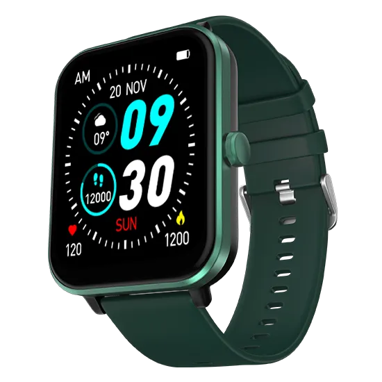 Fire Boltt Smart Watch 46.5 mm (1.83 Inches) Ninja Calling Pro BSW039 Green