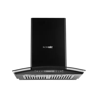 Blowhot Wall Mounted Chimney 60cm 1200 (m3/h) Electra S BAC MS Black