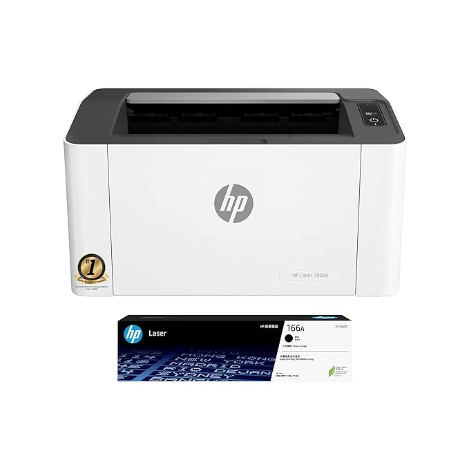 HP Laser Printer Single Function 1008A White