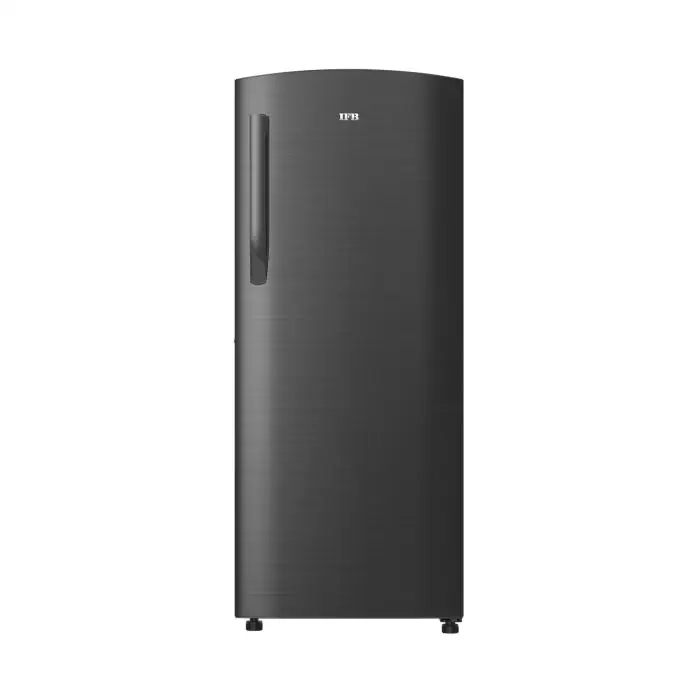 IFB Single Door Refrigerator 206 Litres 4 Star Inverter Advance-Cool IFBDC-2324IKS Black Steel