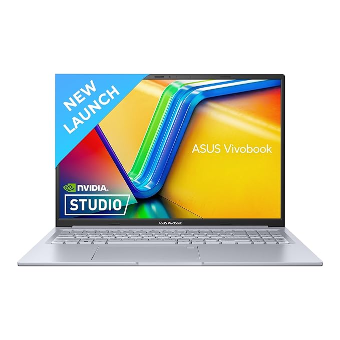 Asus Thin & Light Laptop i5-12500H,16GB,512GB,16 FHD,4GB RTX 2050, Backlit KB,Win 11,Office 2021 Vivobook 16X K3605ZF-MBN546WS Cool Silver
