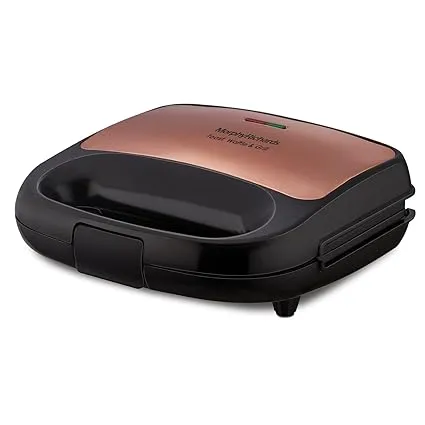 Morphy Richards Sandwich Maker 750 Watt 3 IN 1 Luxe TWG Rose Gold