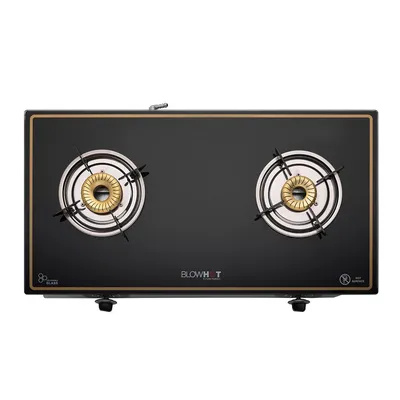 Blowhot Gas Stove 2 Burner Pearl 2B non auto Black