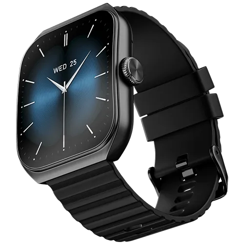 Noise Smart Watch 49.7 mm (1.96 inches) Colorfit Hexa Jet Black