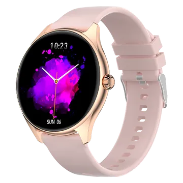 Fire Boltt Smart Watch 36.3mm (1.43 Inches) Phoenix Amoled Bsw196 Pink Gold
