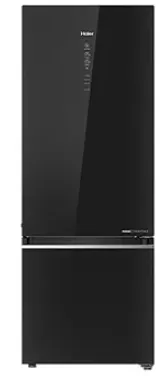 Haier Bottom Freezer Refrigerator 325 Litres 2 Star Inverter HRB-3752PKG-P Black Glass