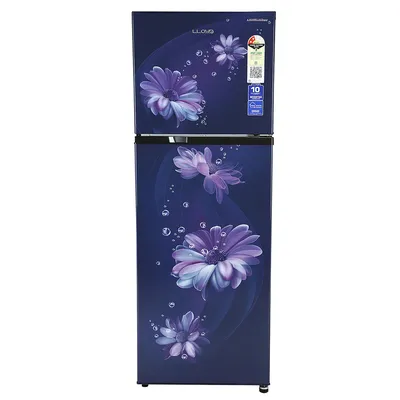 Lloyd Double Door Refrigerator 240 Litres 2 Star Inverter GLFF272ADBT1GC Daisy Blue