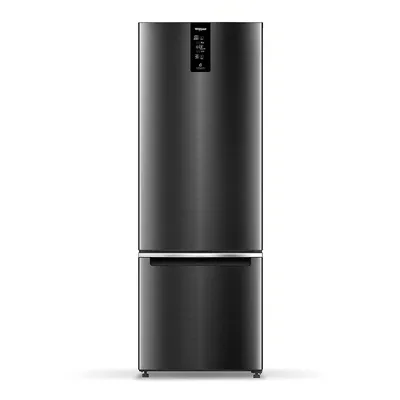 Whirlpool Bottom Freezer Refrigerator 312 Litres 3 Star Inverter IFPRO BM INV CNV 370 STEEL ONYX (3S)-Z