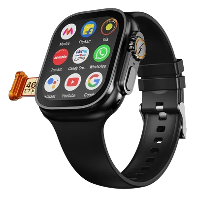 Fire Boltt Smart Watch 49.7mm(1.96 Inches) Oracle BSW203 Eclipse-Flex Black