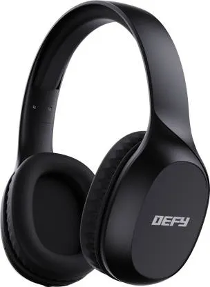 Defy Wireless Over-Ear Phone BassX DWH01 Black