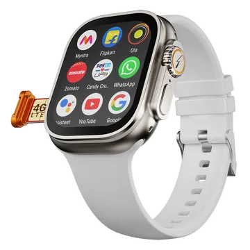 Fire Boltt Smart Watch 49.7mm(1.96 Inches) Oracle BSW203 Cloud Whisper White