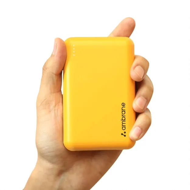 Ambrane Power Bank Power Lit XL Lite Yellow