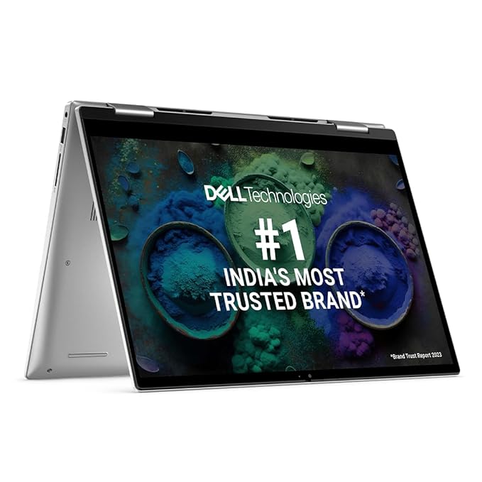 Dell Convertible Laptop i5-1335U,16GB,1TB SSD, 14 FHD,Backlit KB, Fingerprint,Win 11,Office 2021 Inspiron 7430 IC7430GPTH4001ORS1 Platinum Silver