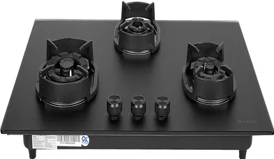 Faber Hob 3 Burner Matt Glass HOB DELLA HD783 CI AI