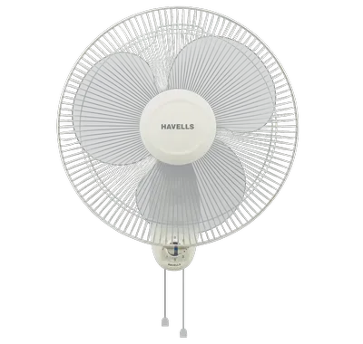 Havells Wall Fan 400mm 4 Star Swing Wall 4 S Sweep Off White New