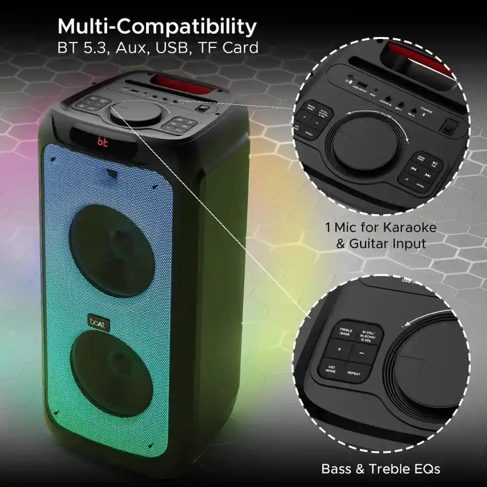 Boat Amplified Speaker Party Pal 390