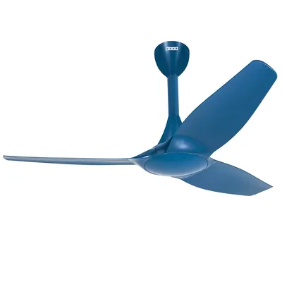Usha Celling Fan 1220mm 5 Star Heleous BLDC Fan with Rust Free ABS Blades and RFRemote Imperial Blue