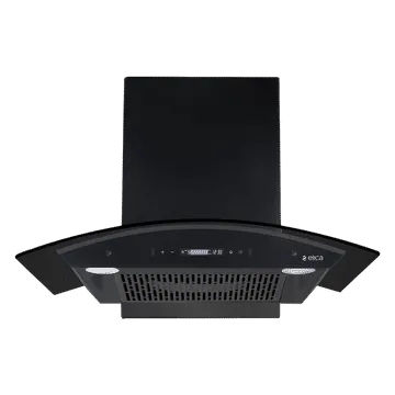 Elica Wall Mounted Chimney 75 cm 1425m³/hr BLDC FLCG 750 HAC LTW MS NERO with TC Auto Clean Black