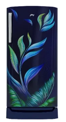 Godrej Single Door Refrigerator 184 Litres 3 Star RD EMARVEL 207C TDF FU BL Fusion Blue