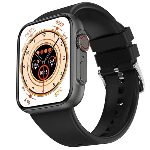 Fire Boltt Smart Watch 49.7mm (1.96 Inches) Gladiator Bsw072 Black
