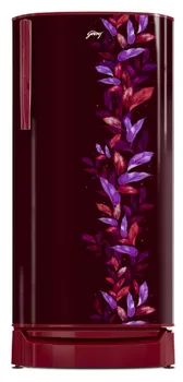 Godrej Single Door Refrigerator 183 Litres 1 Star RD ERIOPLS 205A THF LF WN Leaf Wine