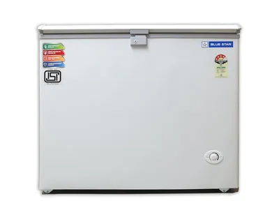Blue Star Chest Freezer 215 Ltr 4 Star Hard Top CF4-230NEYW White