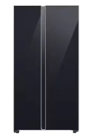 Samsung Side By Side Refrigerator 653 Litres 3 Star Inverter RS76CB81A333HL Glam Deep charcoal