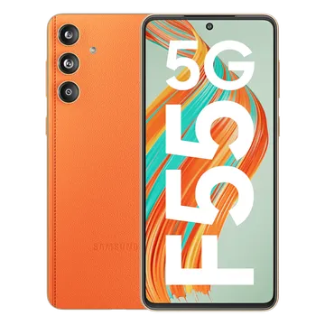 Samsung Android Smartphone Galaxy F55 5G (8GB RAM, 128GB Storage/ROM) E556BA Apricot Crush