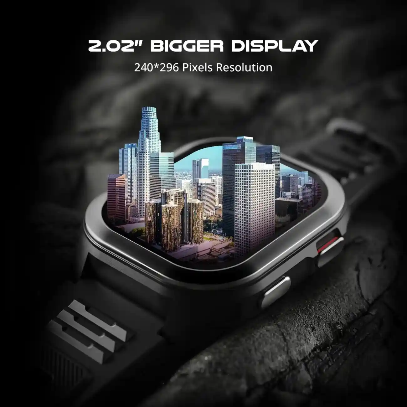 Fire Boltt Smart Watch 51mm (2.0 Inches) 4G Pro Bsw 217 Black